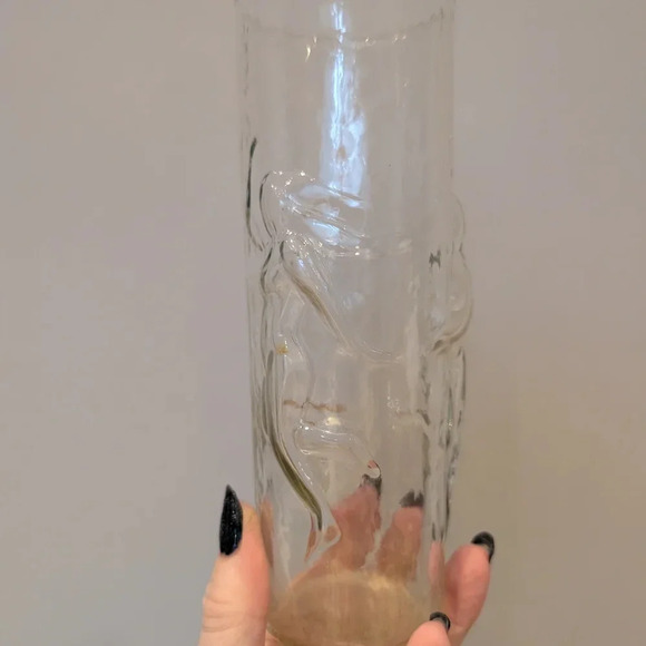 Clear Glass Libby Tumbler With Naked Ladies - Picture 6 of 9